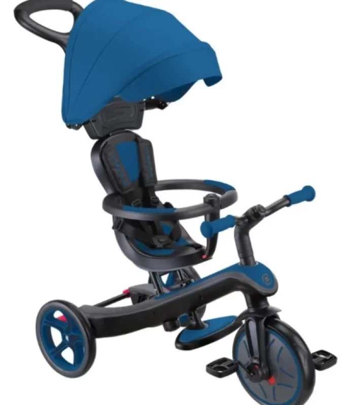 Globber Explorer 4in1 Trike Bisiklet Kraliyet Mavisi