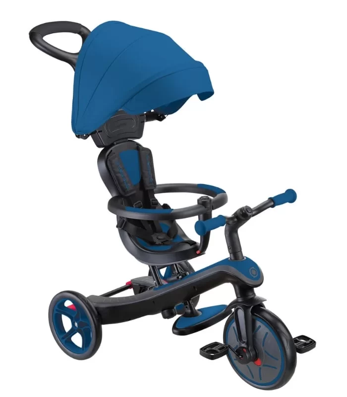 Globber Explorer 4in1 Trike Bisiklet Kraliyet Mavisi