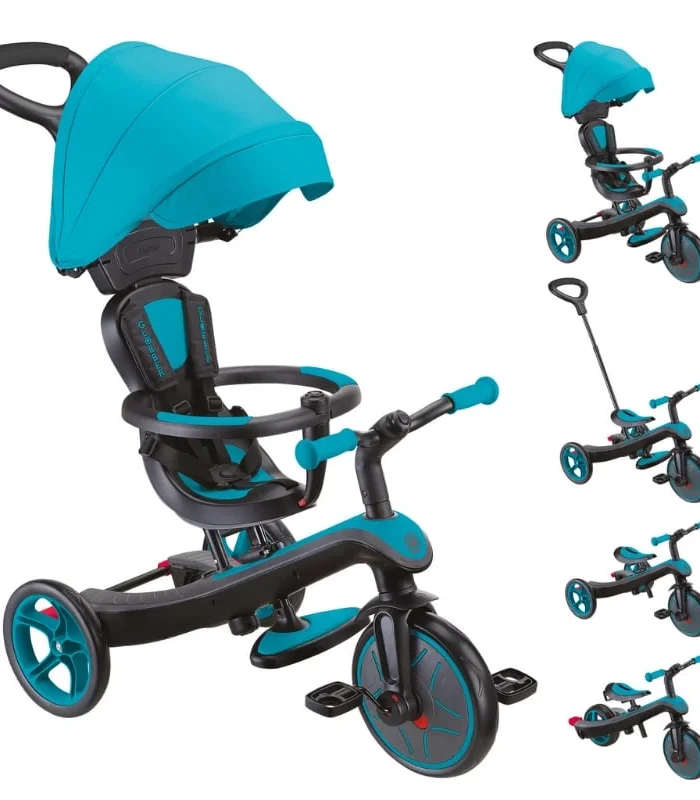 Globber Explorer 4in1 Trike Bisiklet Mavi
