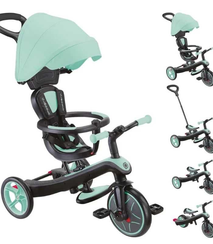 Globber Explorer 4in1 Trike Bisiklet Mint Yeşili