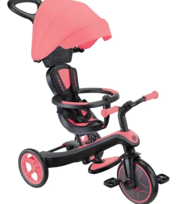 Globber Explorer 4in1 Trike Bisiklet Pembe