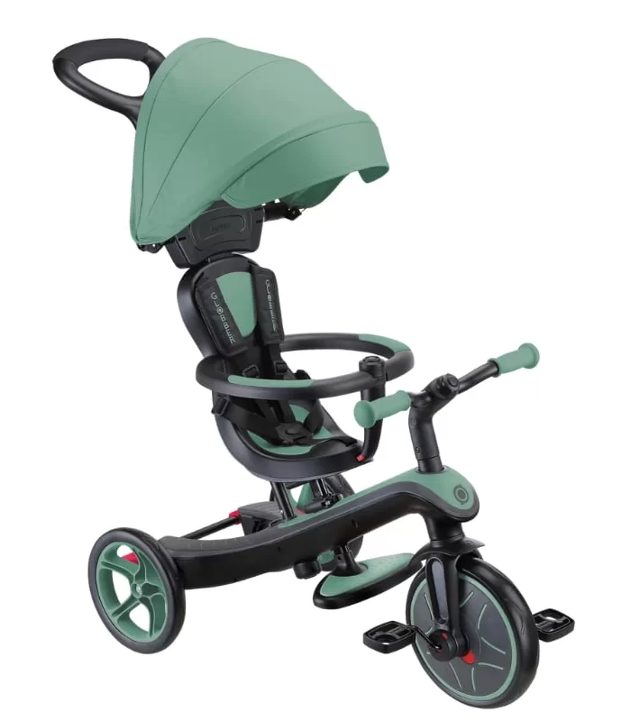 Globber Explorer 4in1 Trike Bisiklet Zeytin Yeşili