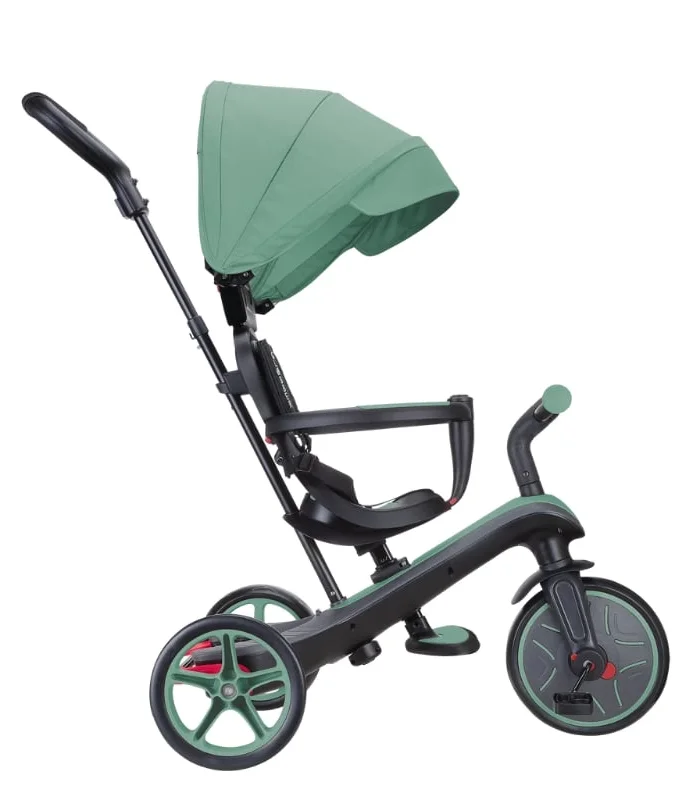 Globber Explorer 4in1 Trike Bisiklet Zeytin Yeşili