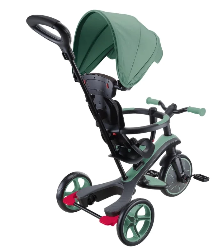 Globber Explorer 4in1 Trike Bisiklet Zeytin Yeşili