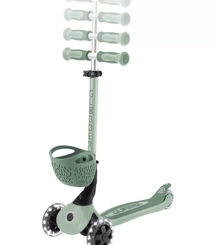 Globber Go Up Baby 360 Scooter (ışıklı) Zeytin Yeşili