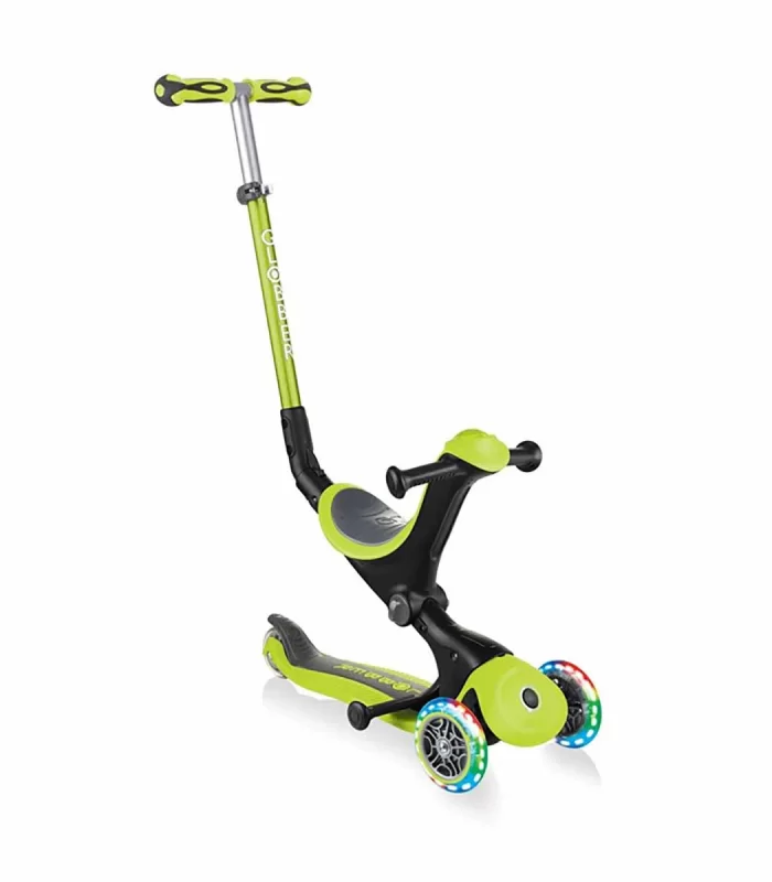 Globber Go Up Deluxe Scooter (ışıklı) Yeşil