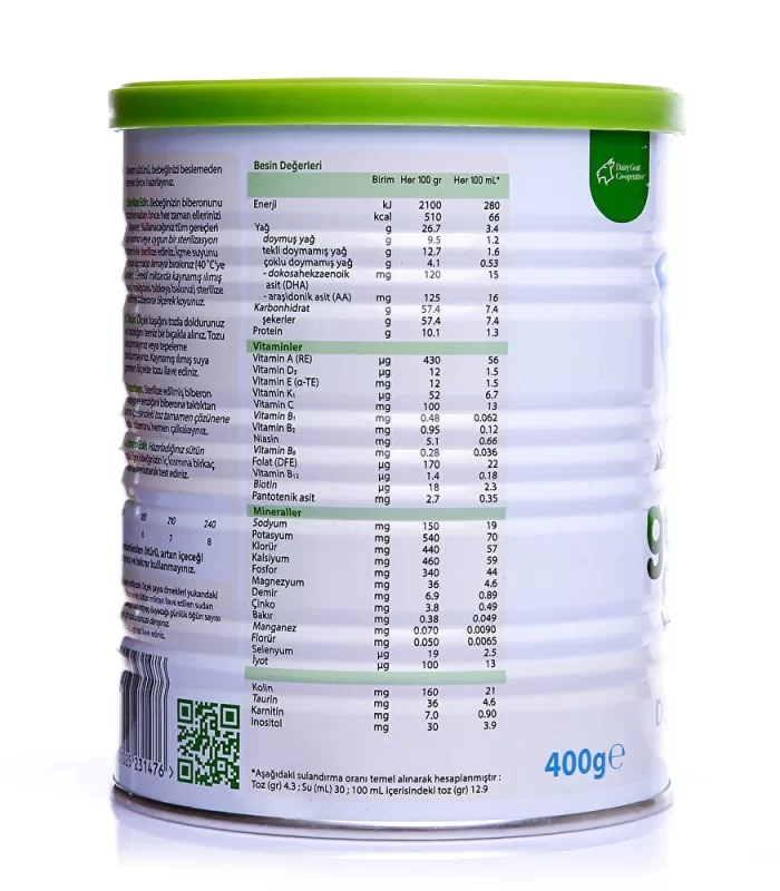 Golden Goat 2 Keçi Sütlü Devam Sütü 6-12 Ay 400 Gr