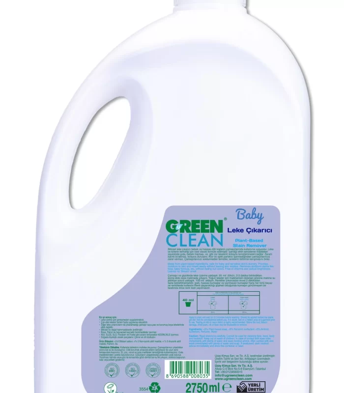 Green Clean Baby Bitkisel Leke Çıkarıcı 2750 ml