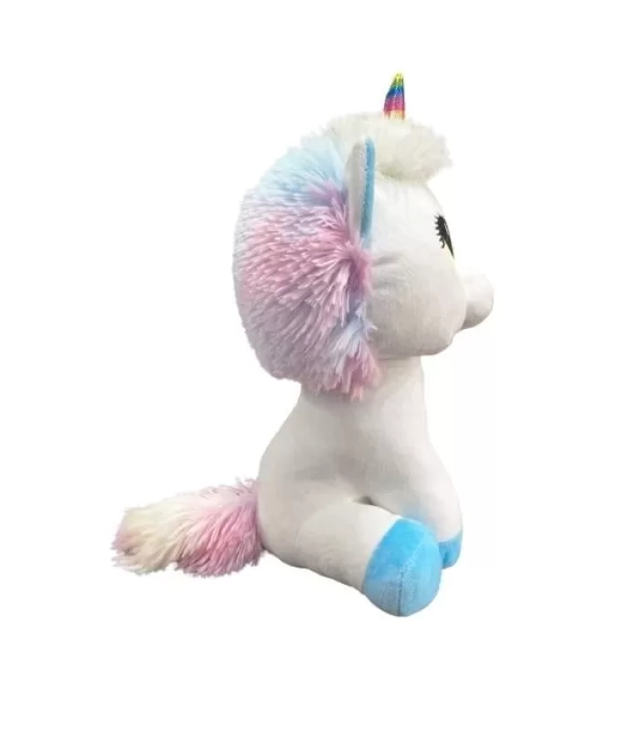 Halley Pembe Mavi Patili Unicorn 35 Cm Pl62218