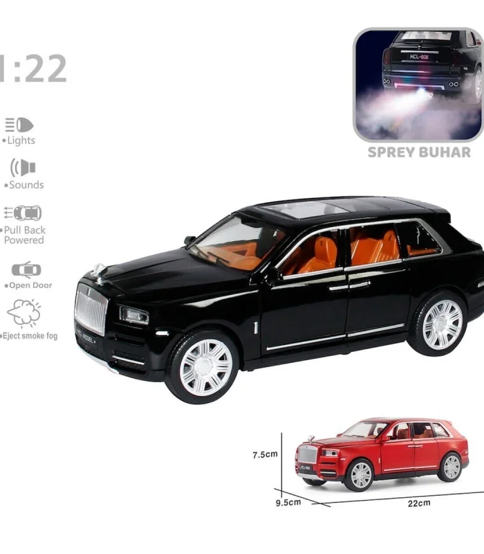 HCL-506 KUT CB 1 22 SESLİ VE IŞIKLI BUHARLI RR LUX JEEP(Belirtilen fiyat, tekli satış için adet fiyatıdır.)