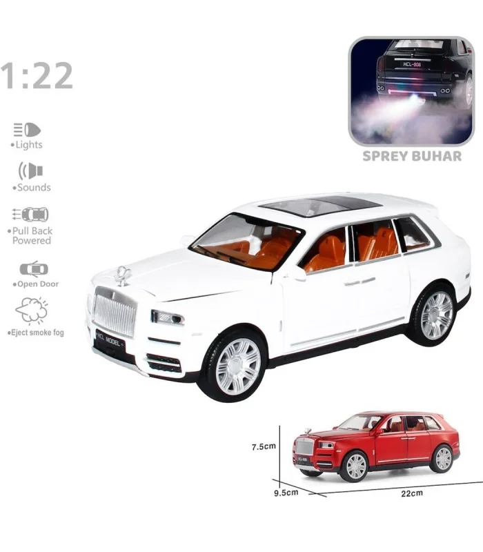 HCL-506 KUT CB 1 22 SESLİ VE IŞIKLI BUHARLI RR LUX JEEP(Belirtilen fiyat, tekli satış için adet fiyatıdır.)