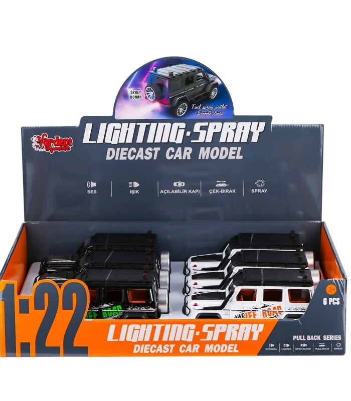 HCL-801PA Sesli Işıklı Buharlı Off Road Jeep 1:22 -Vardem Oyuncak