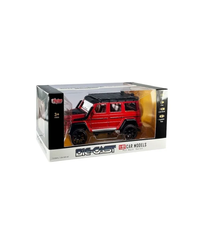 HCL-901 Çek Bırak 1:22 Sesli Ve Işıklı Metal Jeep -Vardem
