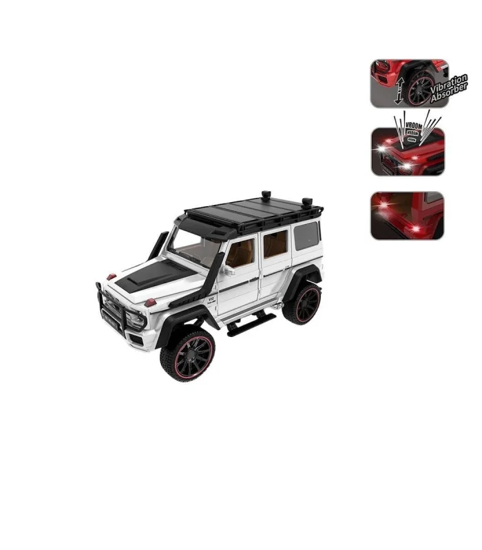 HCL-901 Çek Bırak 1:22 Sesli Ve Işıklı Metal Jeep -Vardem