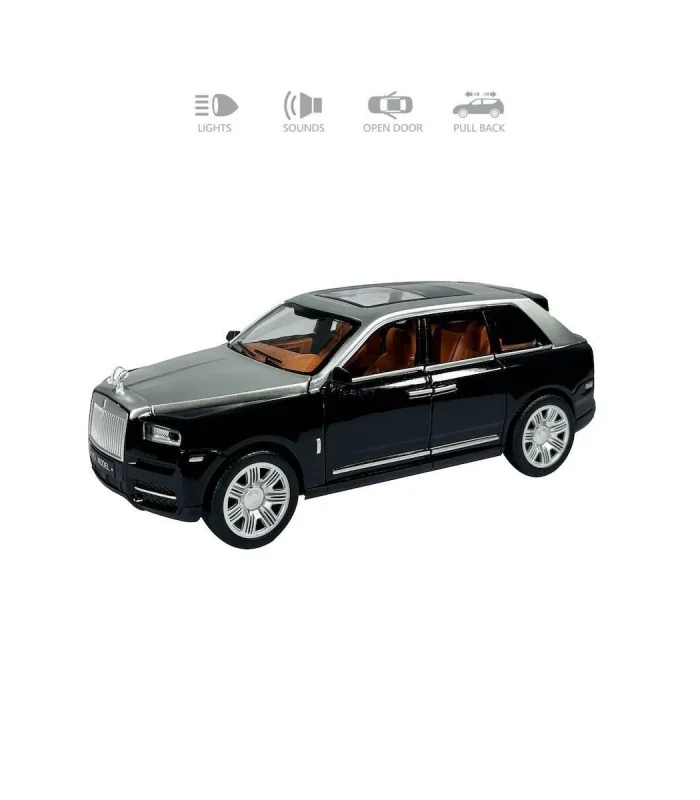 HCL806 Çek Bırak 1:22 Sesli ve Işıklı Metal Araba