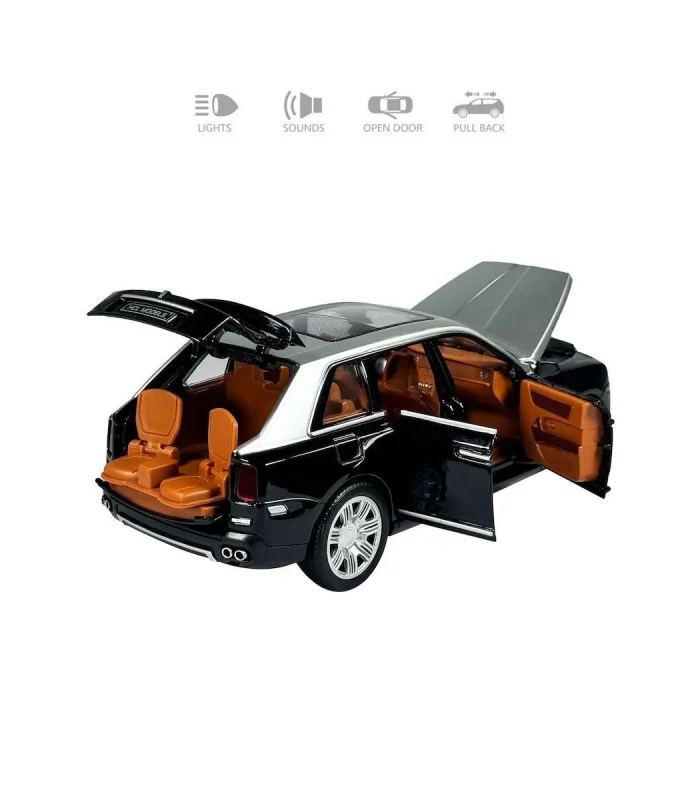 HCL806 Çek Bırak 1:22 Sesli ve Işıklı Metal Araba