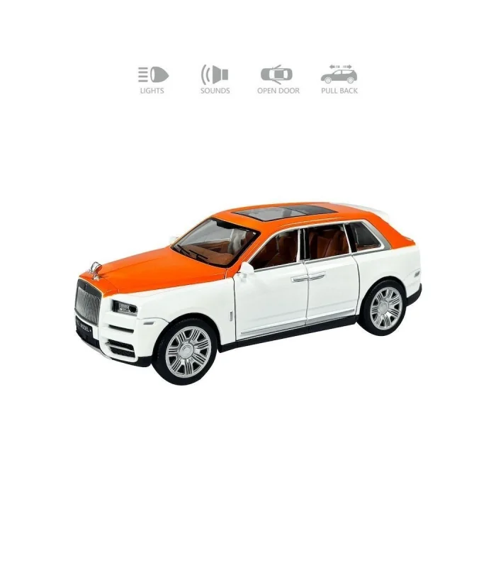 HCL806 Çek Bırak 1:22 Sesli ve Işıklı Metal Araba