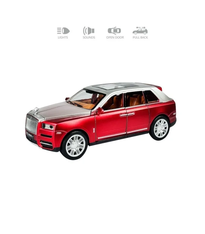 HCL806 Çek Bırak 1:22 Sesli ve Işıklı Metal Araba