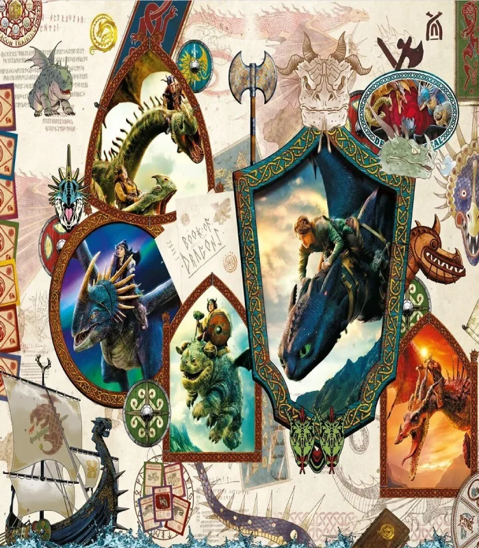 HD 113 HOW TO TRAİN YOUR DRAGON PUZZLE 200 PRÇ