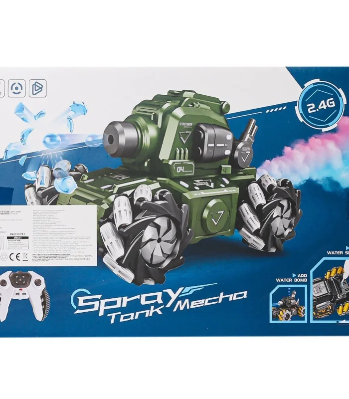 HD3400 Kumandalı Drift Yapan Su Atan Tank Mecha -Gepettoys