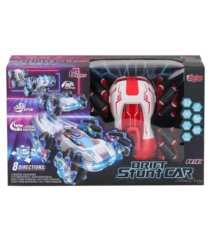 HG4-33 Kumandalı Müzikli Işıklı Drift Stuntu Akrobat Araba -Vardem