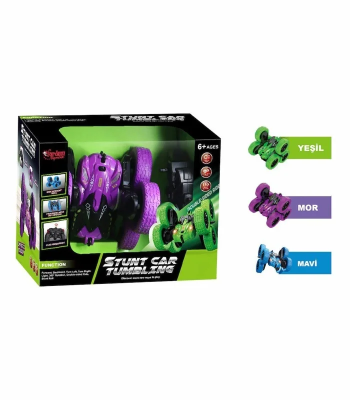 HG6-03 Kumandalı Şarjlı 2.4 Ghz 6 Teker Akrobat Araba