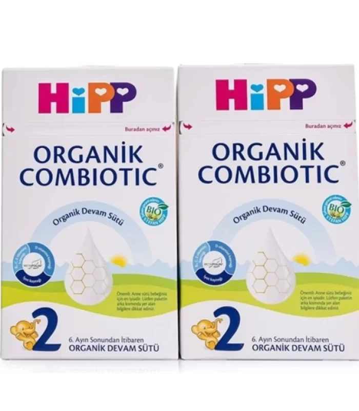 Hipp 2 Organik Combiotic Bebek Sütü 800 Gr X2 Islak Mendil Hediyeli