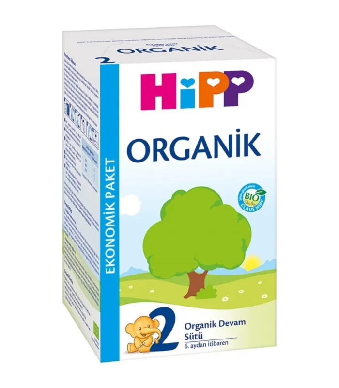 Hipp 2 Organik Devam Sütü 600 Gr