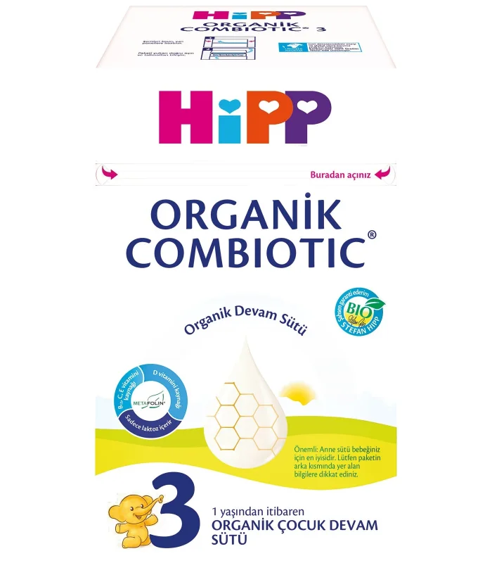 Hipp 3 Organik Combiotic Bebek Sütü 600 Gr