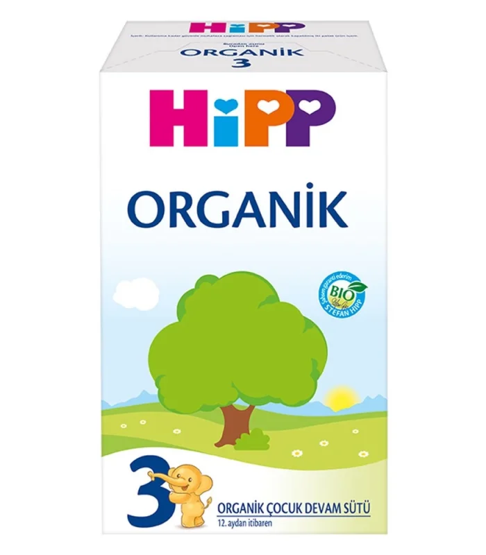 Hipp 3 Organik Devam Sütü 600 Gr