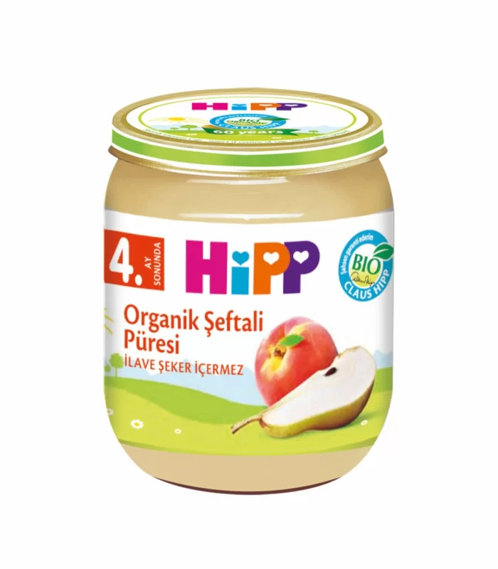 Hipp Organik Armut Şeftali Püresi 125 Gr