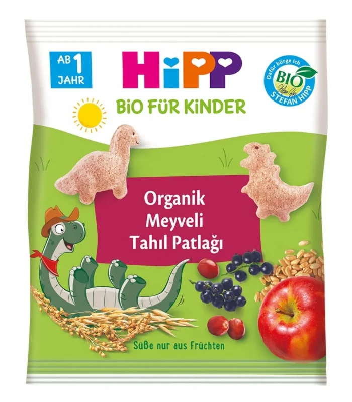 Hipp Organik Meyveli Tahıl Patlağı 30 Gr
