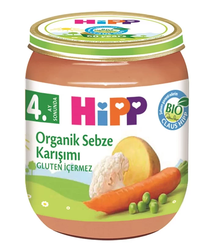 Hipp Organik Sebze Karışımı 125 Gr