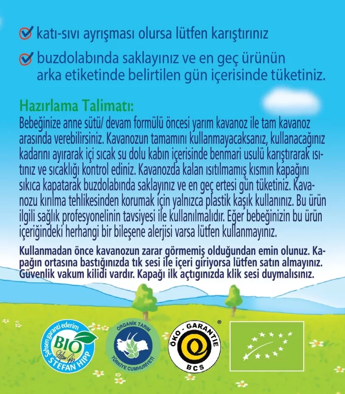 Hipp Organik Sebze Karışımı 125 Gr