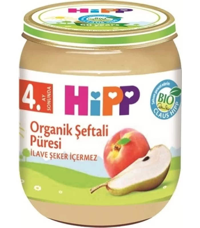 Hipp Organik Şeftali Püresi 125 Gr