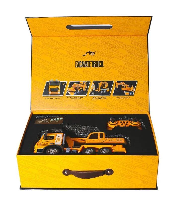 HJ8001-2 Kumandalı  Metal  Excavate Truck -Gepettoys