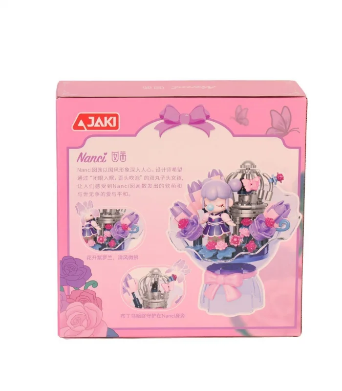 HK123 JAKİ ÇİÇEK BUKETİ 161 PARÇA BLOCK OYUNCAK