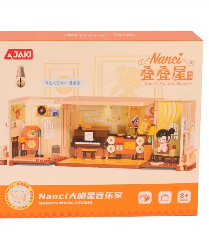 HK133 JAKİ BÜYÜK YILDIZ MÜZİK ODASI 256 PARÇA BLOCK OYUNCAK