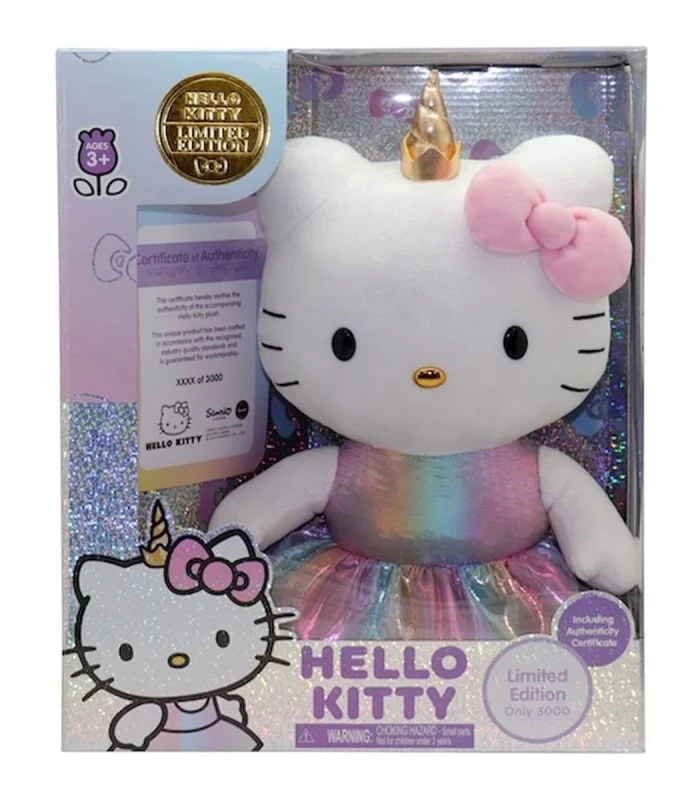 HKT17000 Hello Kitty Unicorn Kostümlü Pelüş 24355