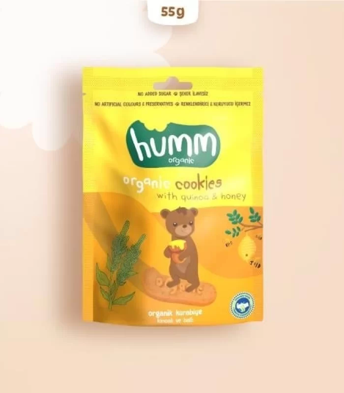 Humm Organik Ballı ve Kinoalı Kurabiye 55 Gr