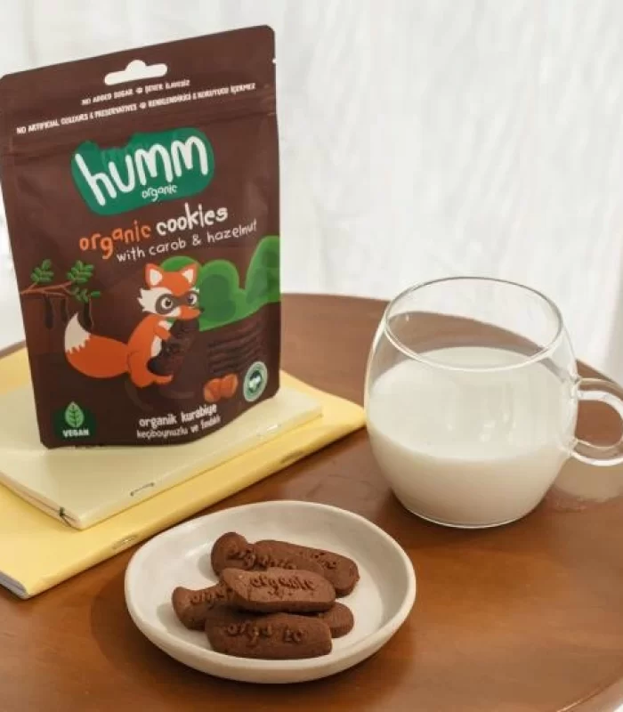 Humm Organik Keçiboynuzlu Ve Fındıklı Vegan Kurabiye 55 Gr