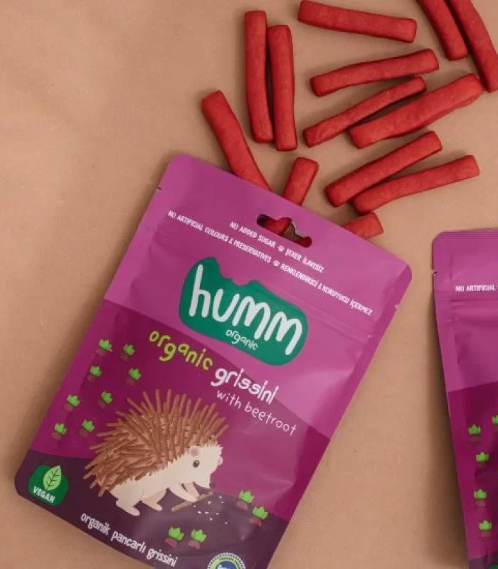 Humm Organik Vegan Pancarlı Grissini 55 Gr