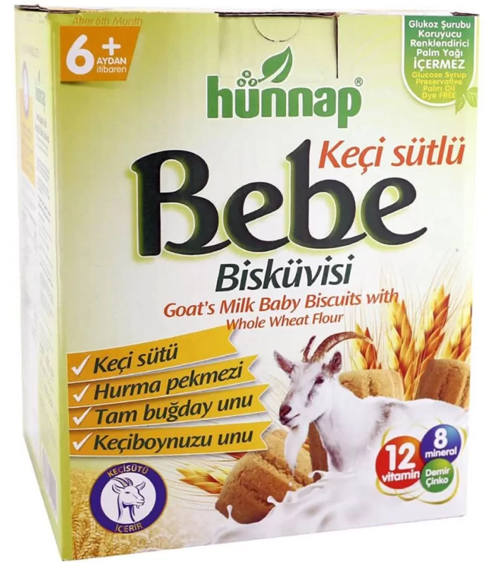 Hünnap Keçisütlü Vitaminli Bebe Bisküvisi 400 Gr