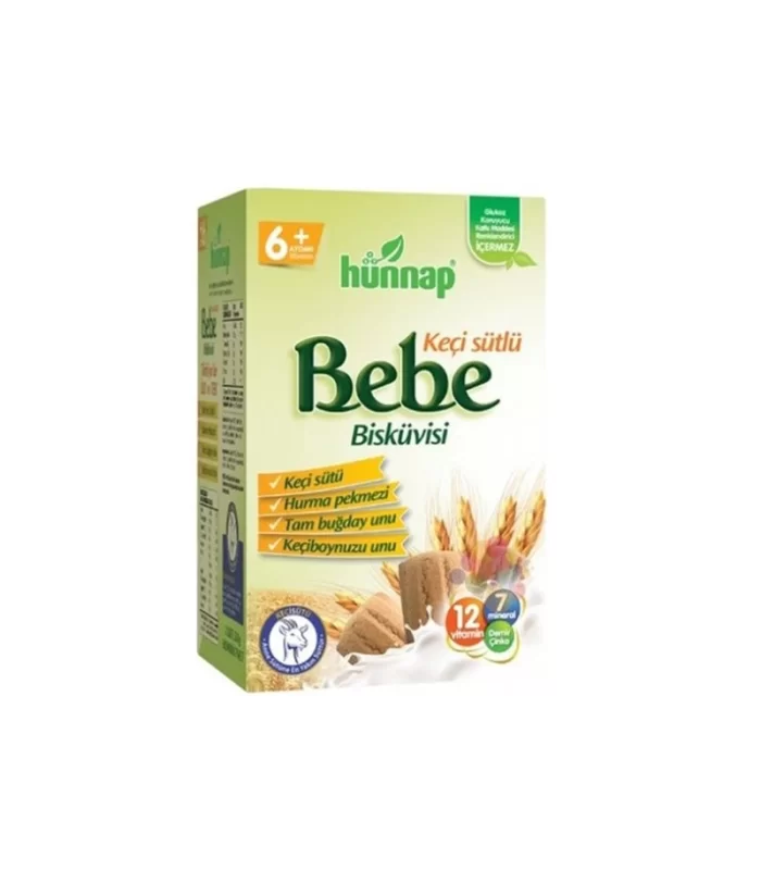 Hünnap Keçisütlü Vitaminli Bebe Bisküvisi 400 Gr