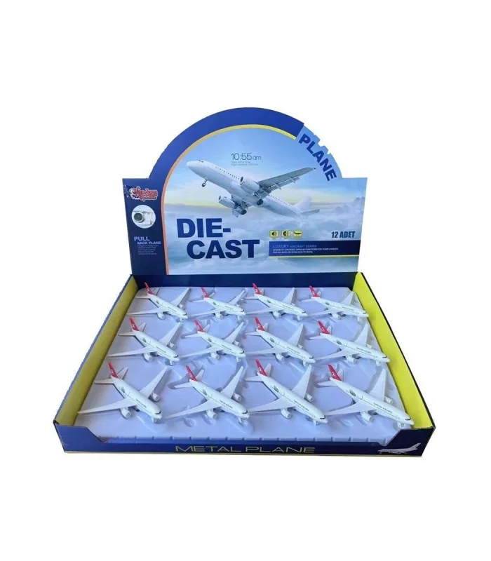 HW-777-2 2809 RED CB IŞIKLI SESLİ METAL YOLCU UÇAĞI