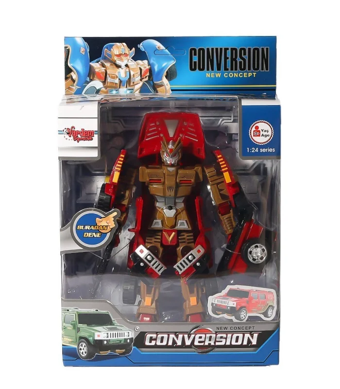 HW-899-1-2-5 Dönüşebilen Robot Jeep 1:24 -Vardem