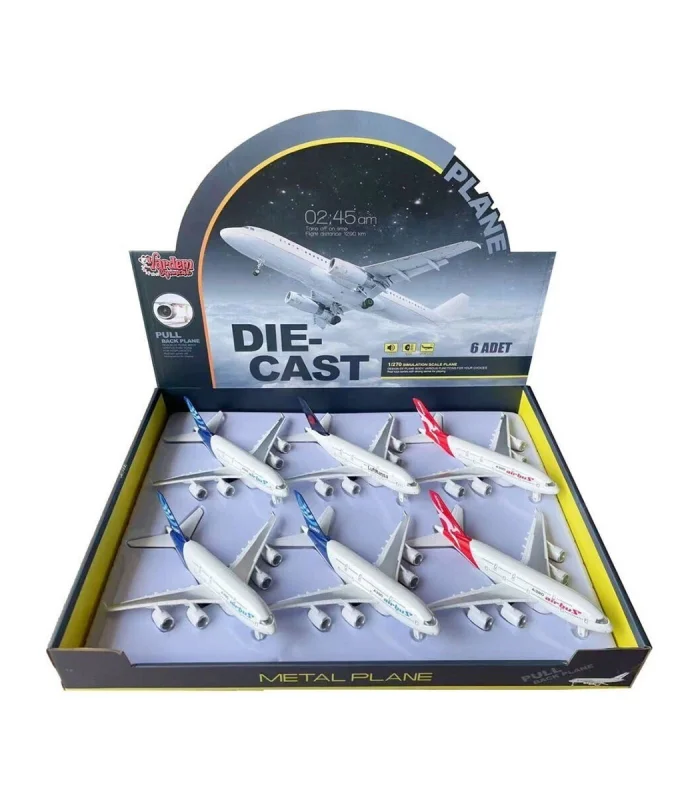 HW-A380 CB IŞIKLI-SESLİ METAL YOLCU UÇAĞI