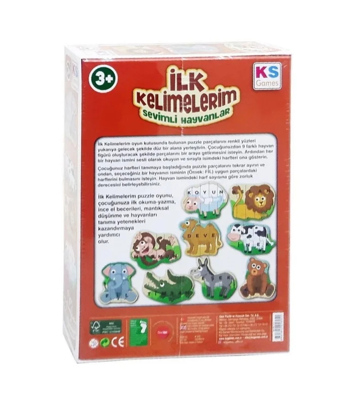 ILK805 İlk Kelimelerim -KS Puzzle