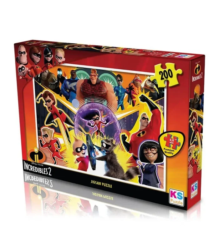 INC 113 INCREDIBLES 2 PUZZLE 200