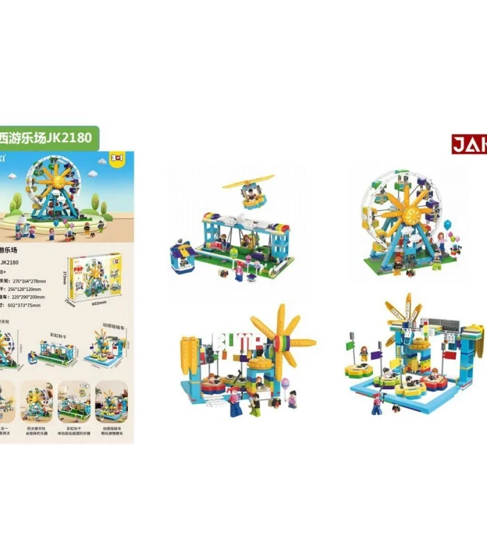 JK2180 Jaki Sissinin Eğlence Parkı 3IN1 Blok Seti -Vagon life